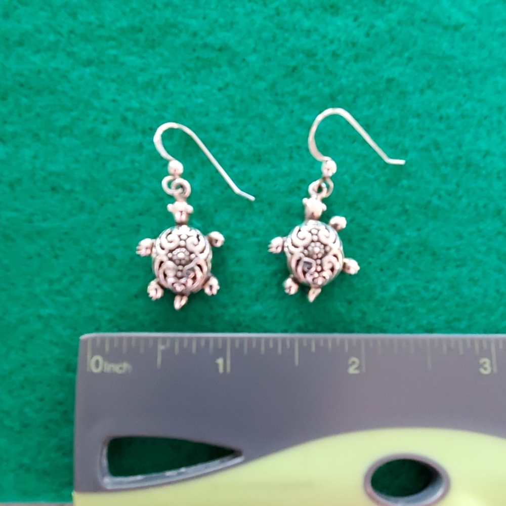 Sterling Turtle earrings
